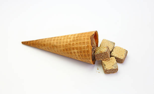 istock Ice cream cones and Wafers . 599789874
