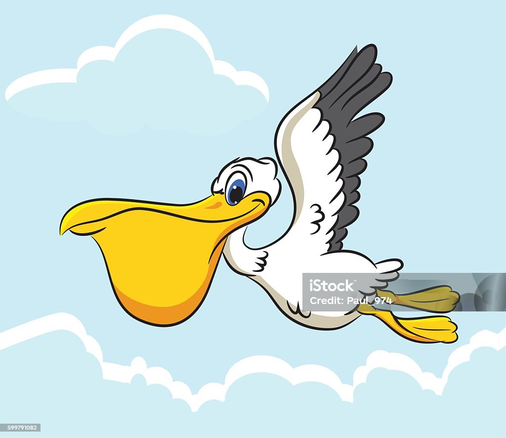 Pelican Stock Illustration - Download Image Now - Pelican, Cartoon, Animal  - iStock