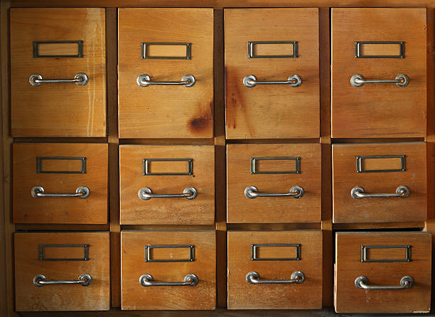 istock Old and used filing cabinet 599791594