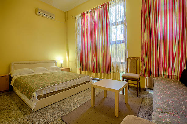 istock Interior of an apartment bedroom 599870364