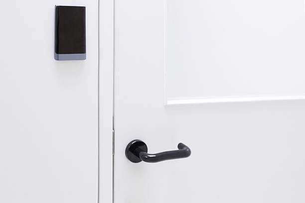 istock Close up Of Door In Security System 599872804