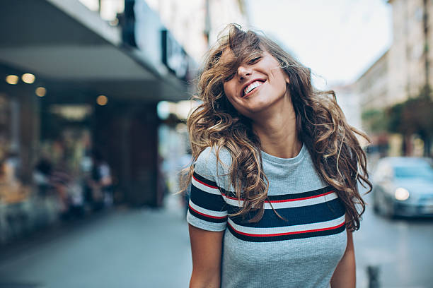 istock Happy attractine woman 599874060