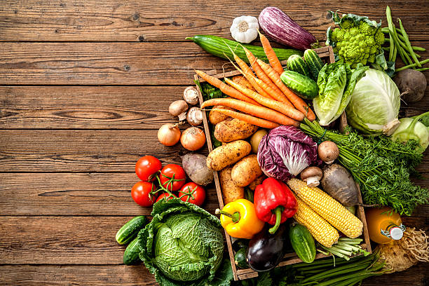 istock Assortment of  fresh vegetables 599876390