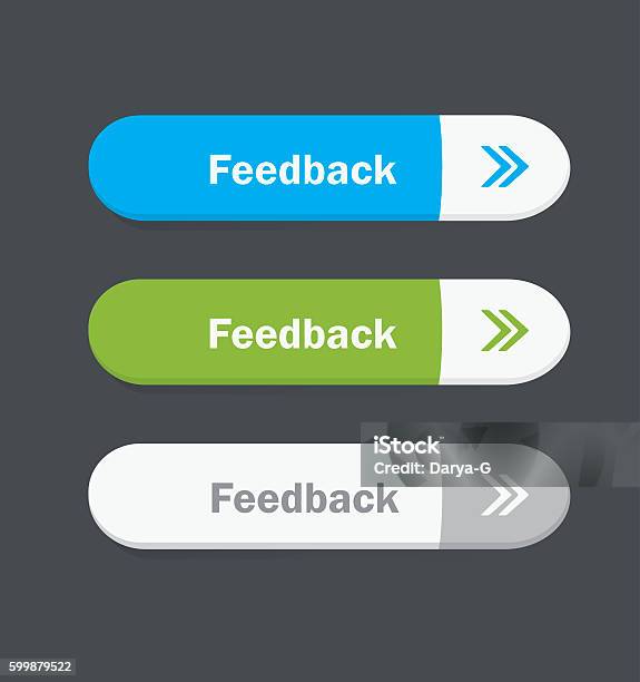 Examples Feedback Button Feedback Vector Button Stock Illustration - Download Image Now - Advice ...