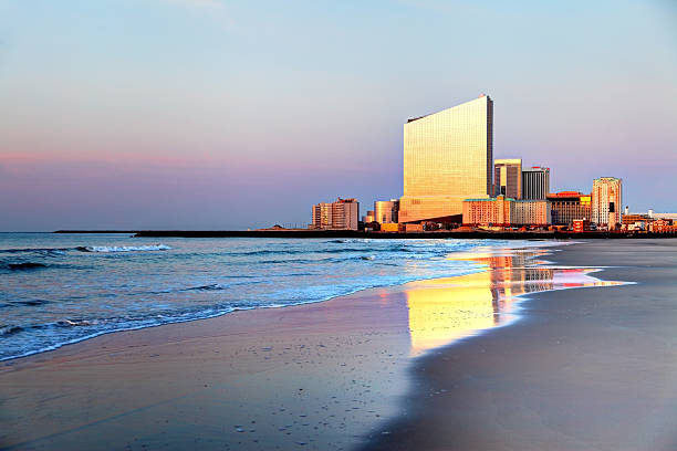 atlantic city, new jersey - atlantic city gambling new jersey built structure zdjęcia i obrazy z banku zdjęć