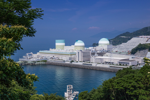 Ikata nuclear power plant (Ehime Prefecture) in Japan