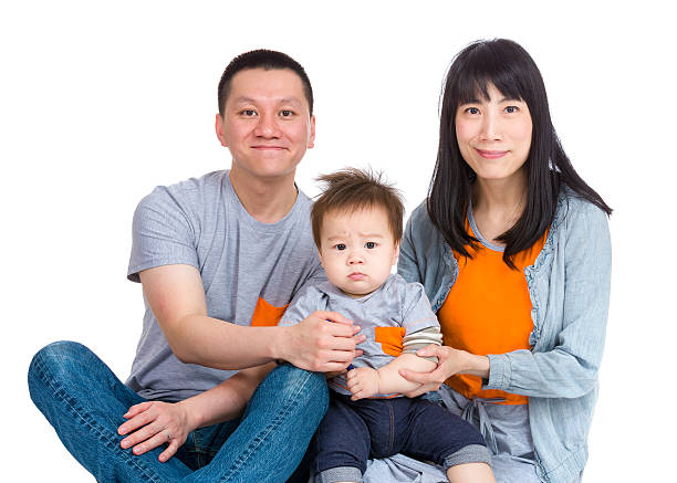 istock Chinese family portrait 599895624