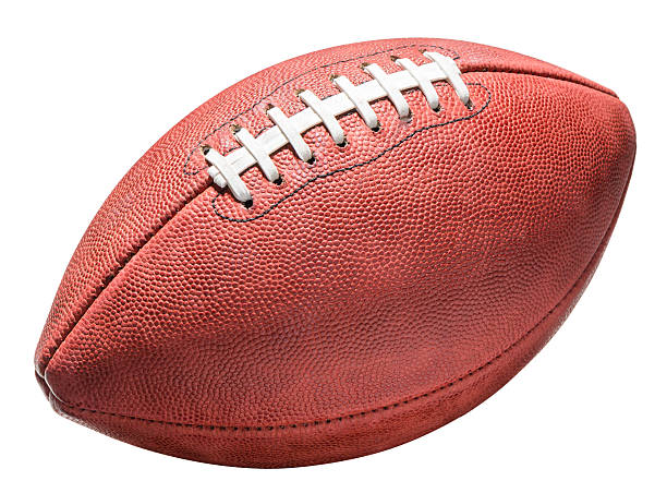 American Professional NFL Football on White American Professional NFL Football on White american football ball stock pictures, royalty-free photos & images
