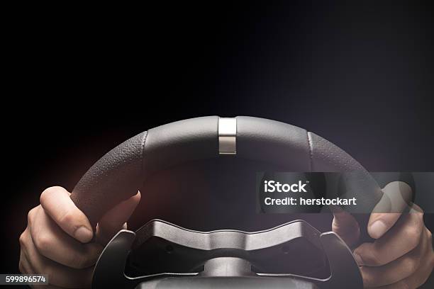 Hands On Steering Wheel Of A Car Stock Photo - Download Image Now - Steering Wheel, Driving, Car