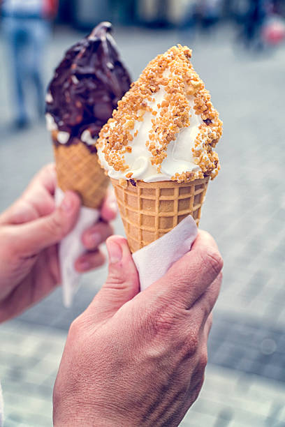 istock Soft Ice Cream with Chocolate and Crunch 599897614