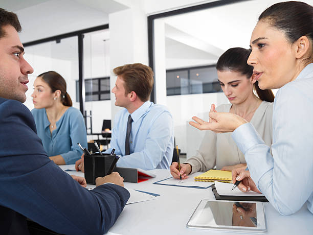 istock Business team having a meeting 599905718