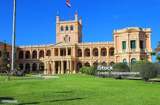 Presidential Palace In Asuncion Paraguay Stock Photo - Download Image Now - Asuncion, Architecture, Blue