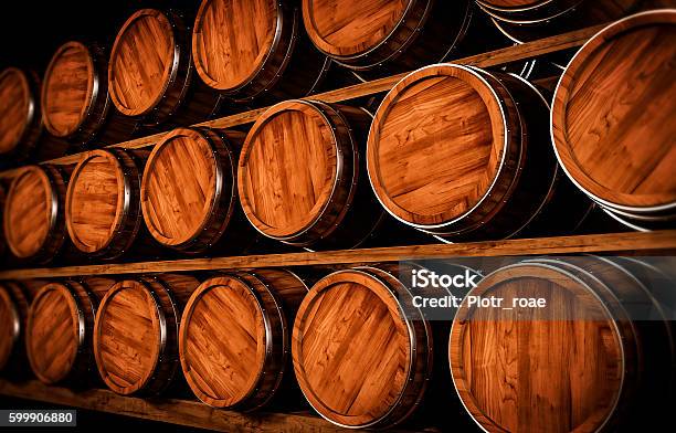 Winemaking Barrel 3d Illustration Stock Photo - Download Image Now - Barrel, Distillery, Whiskey