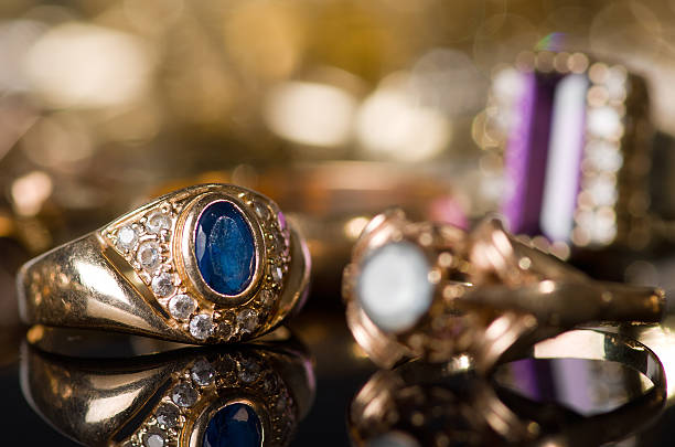 istock Gold jewelry. 599909104