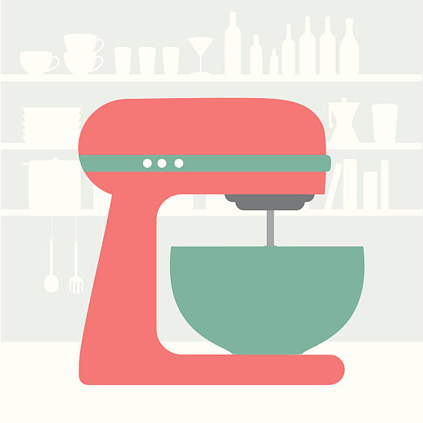 Vector illustration of a kitchen machine