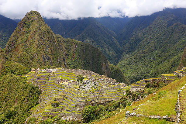 istock Inca citadel Machu Picchu in Peru 599923414