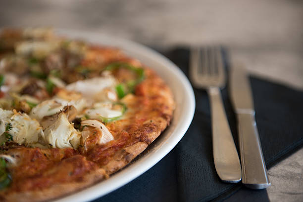 Pizza in Italy stock photo