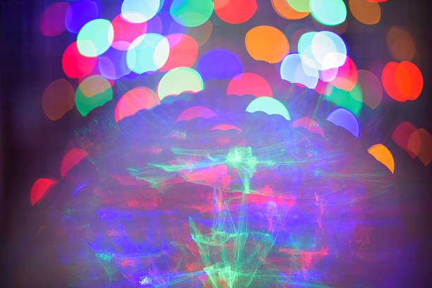 istock Glass bottles Lights bokeh 599950780