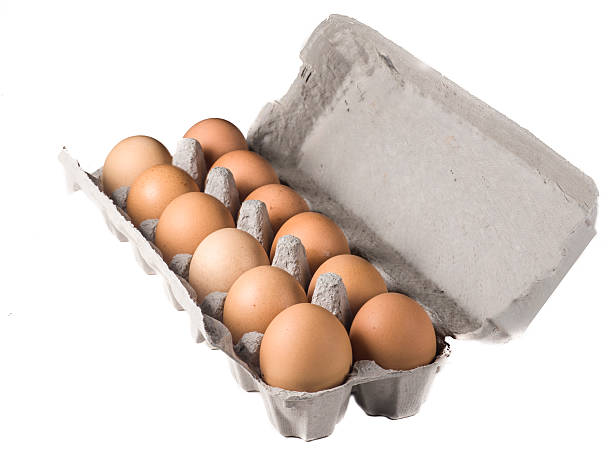 volle eierkiste - chicken egg flash stock-fotos und bilder