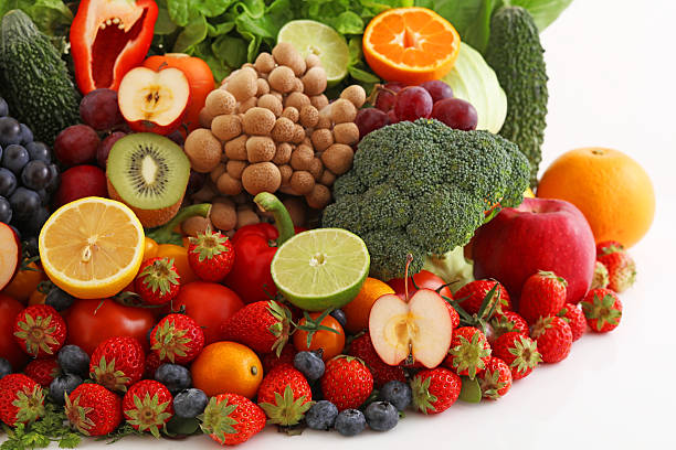 istock Fresh fruits and vegetables 599953460