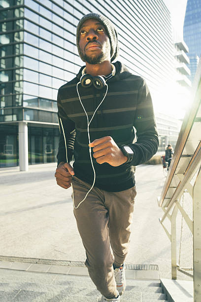 istock Cheerful Man Running Outdoors In The Early Morning 599958488