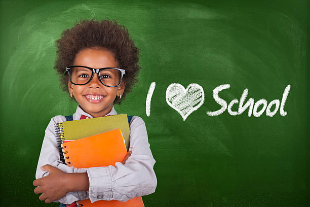 istock Little student girl 599959462