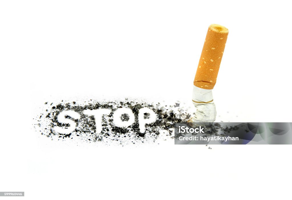 Hören Sie auf zu rauchen.  Konzeptbild - Lizenzfrei Rauchen einstellen Stock-Foto