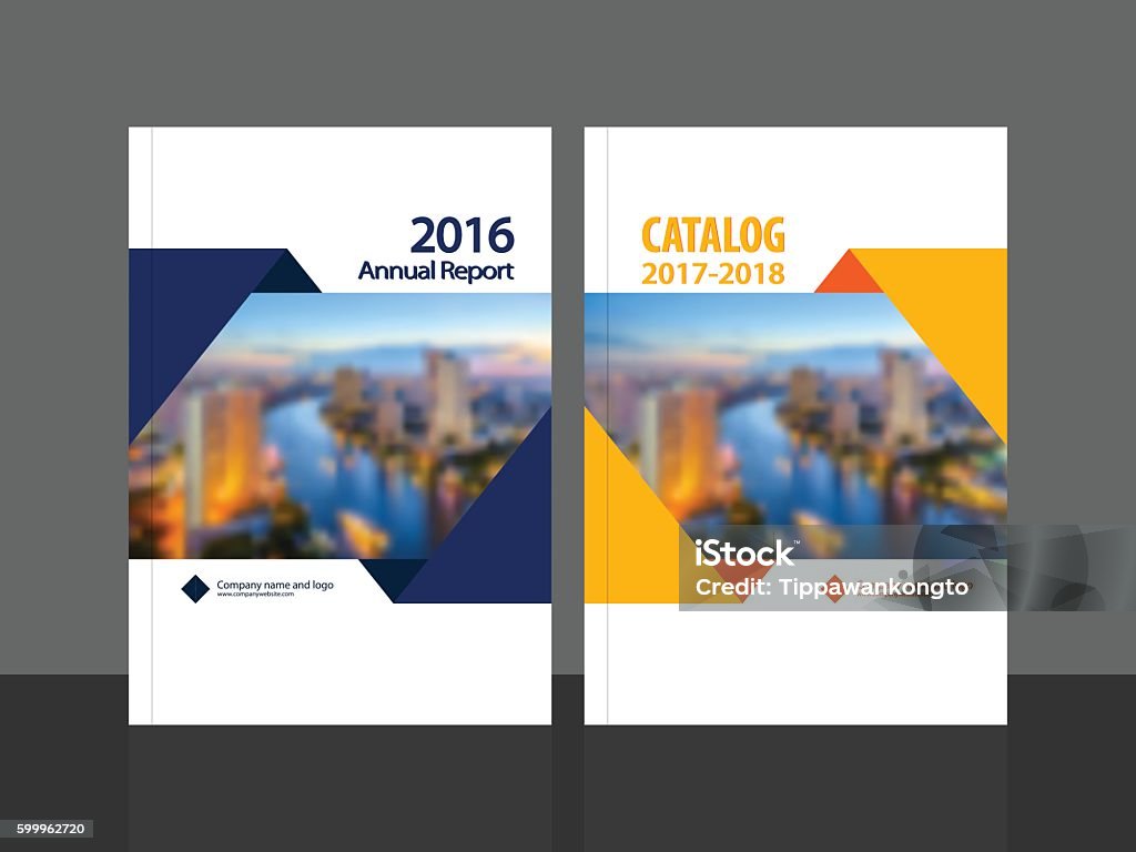 Cover design for annual report and catalog Cover design for annual report and business catalog, magazine, flyer or booklet. Brochure template layout. A4 cover vector EPS-10 sample image with Gradient Mesh. Book Cover stock vector