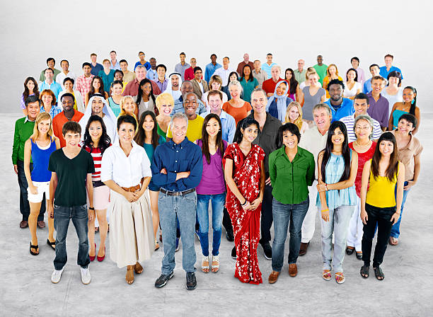 istock Large group of Multiethnic people Community Concept 599963736