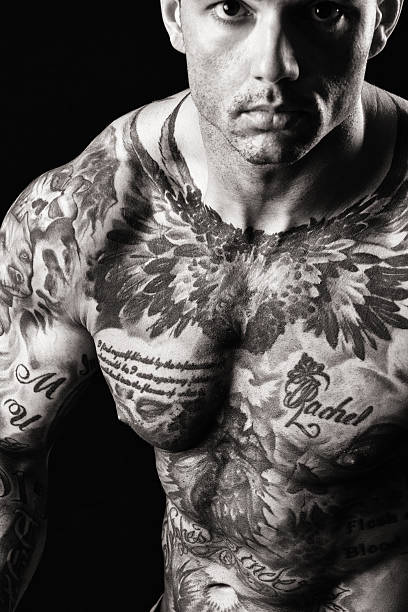 istock Agressive Stance by Tattooed Muscular Man 599963782