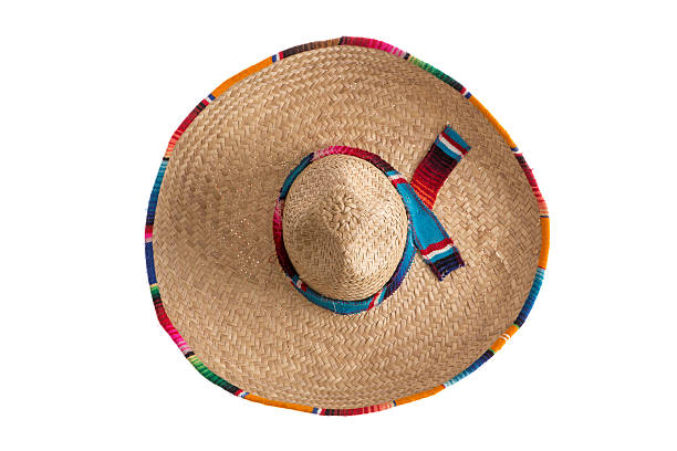 Surprise - what is under the sombrero stock photo