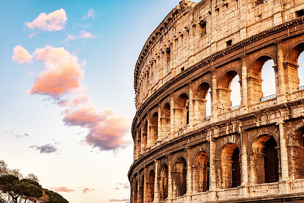istock Colosseum at sunset 599970768