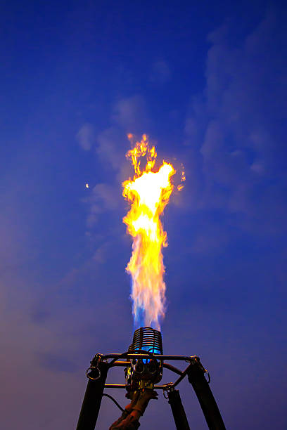 istock Fire of air balloon burner 599979130