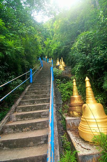 istock Step to Buddha, Wat Tham Seua (Tiger Cave), Krabi, Thailand 599986254