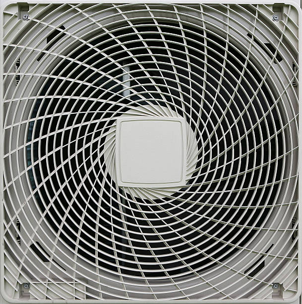 istock Air Conditioner Ventilation Fan Background 599987320