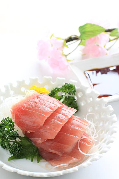 istock tuna fish for Japanese sashimi food image 599989824