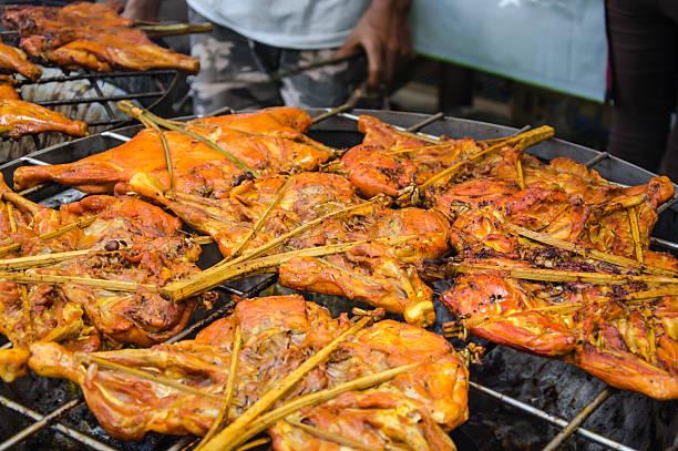 istock Thai street food Soft-focus image 599994626
