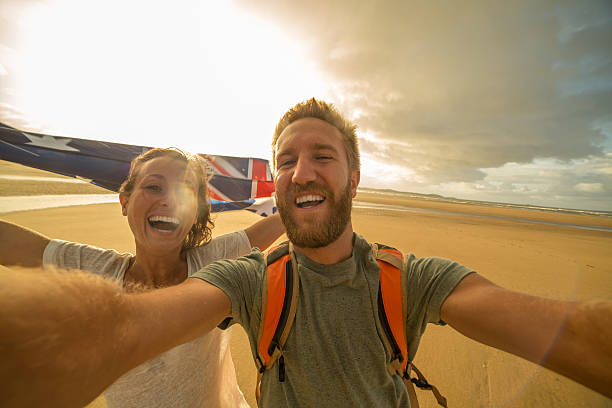 istock Students in Australia take selfie portrait 599994834