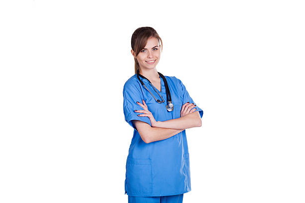 istock girl doctor with stethoscope 599995102
