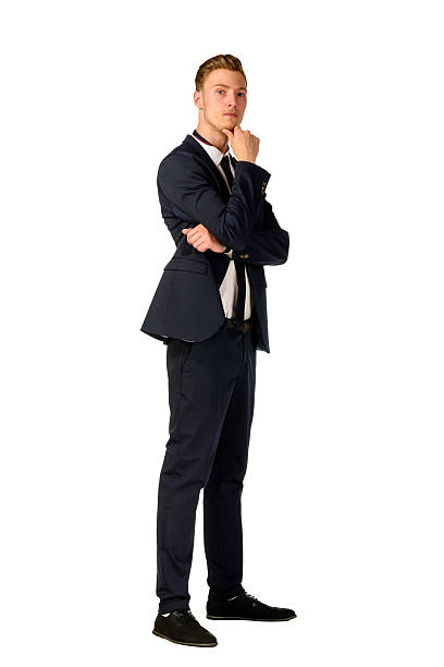 istock Young businessman full length portrait 599997538