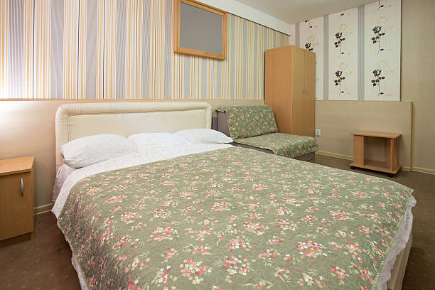 istock Interior of an apartment bedroom 600055970