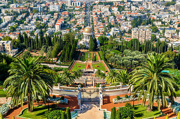 istock View over the Bahai Gardens in Haifa 600056144