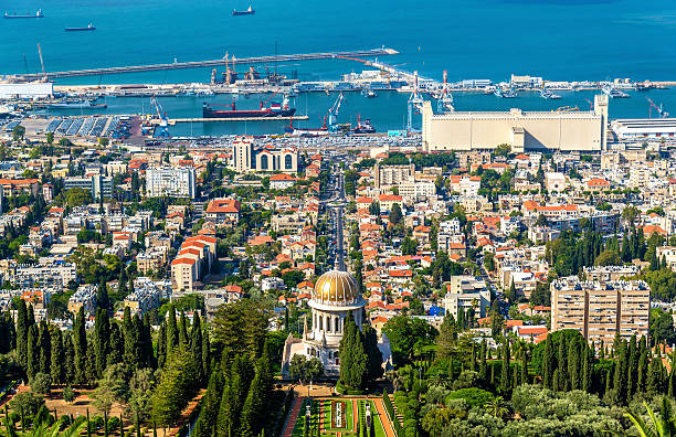 istock View over the Bahai Gardens in Haifa 600056280