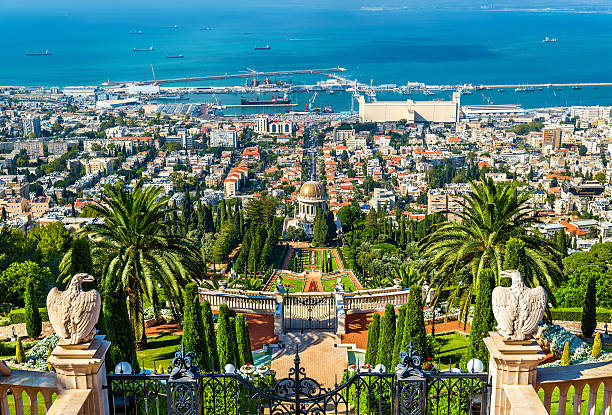 istock View over the Bahai Gardens in Haifa 600056866