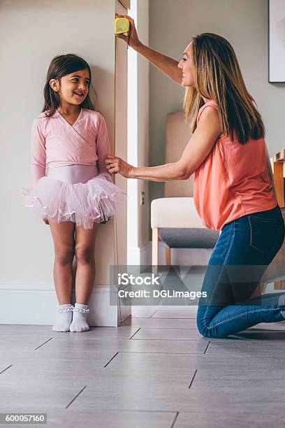 Not So Little Ballerina Stock Photo - Download Image Now - Child, Measuring, High Up