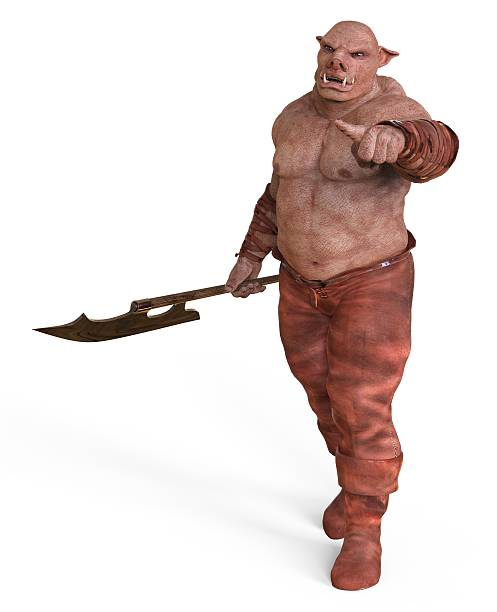 istock Illustration Of A Monster Isolated on White 600063268