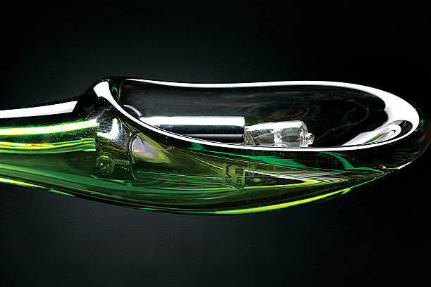 green chandelier lamp