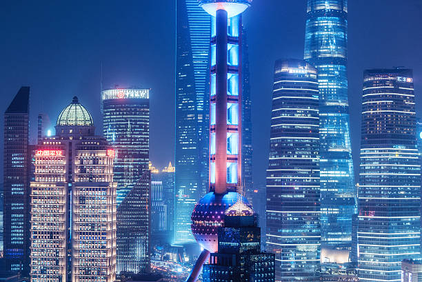 istock Pudong financial district, Shanghai 600063964