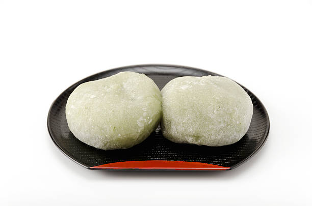 istock Yomogimochi,mugwort rice cake 600064026