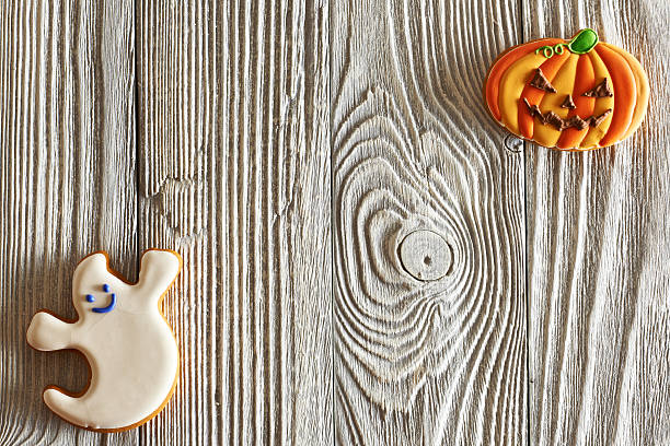 istock Halloween homemade gingerbread cookies 600064420